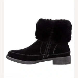 Propet women’s Tabhita faux suede faux fur booties Sz 8 wide(2E) new